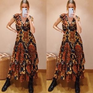 Free People Wear It Out Midi Dress